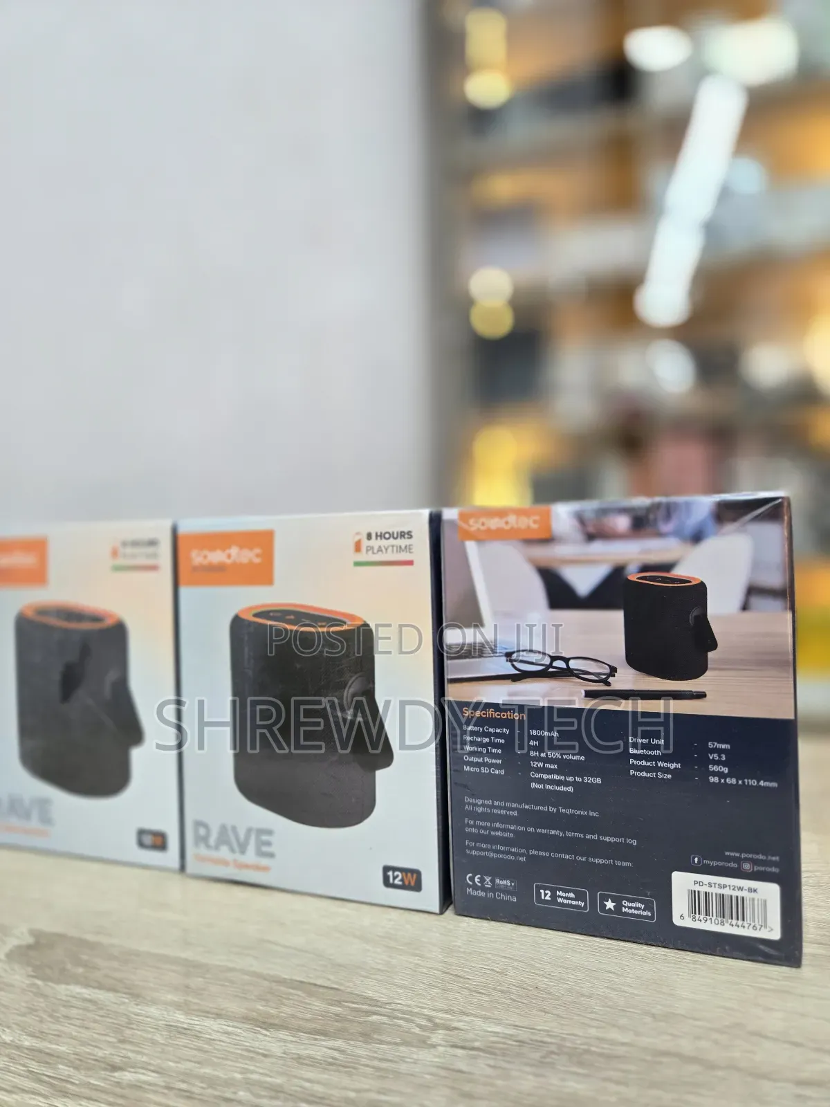 Soundtec by Porodo Rave Portable Speaker