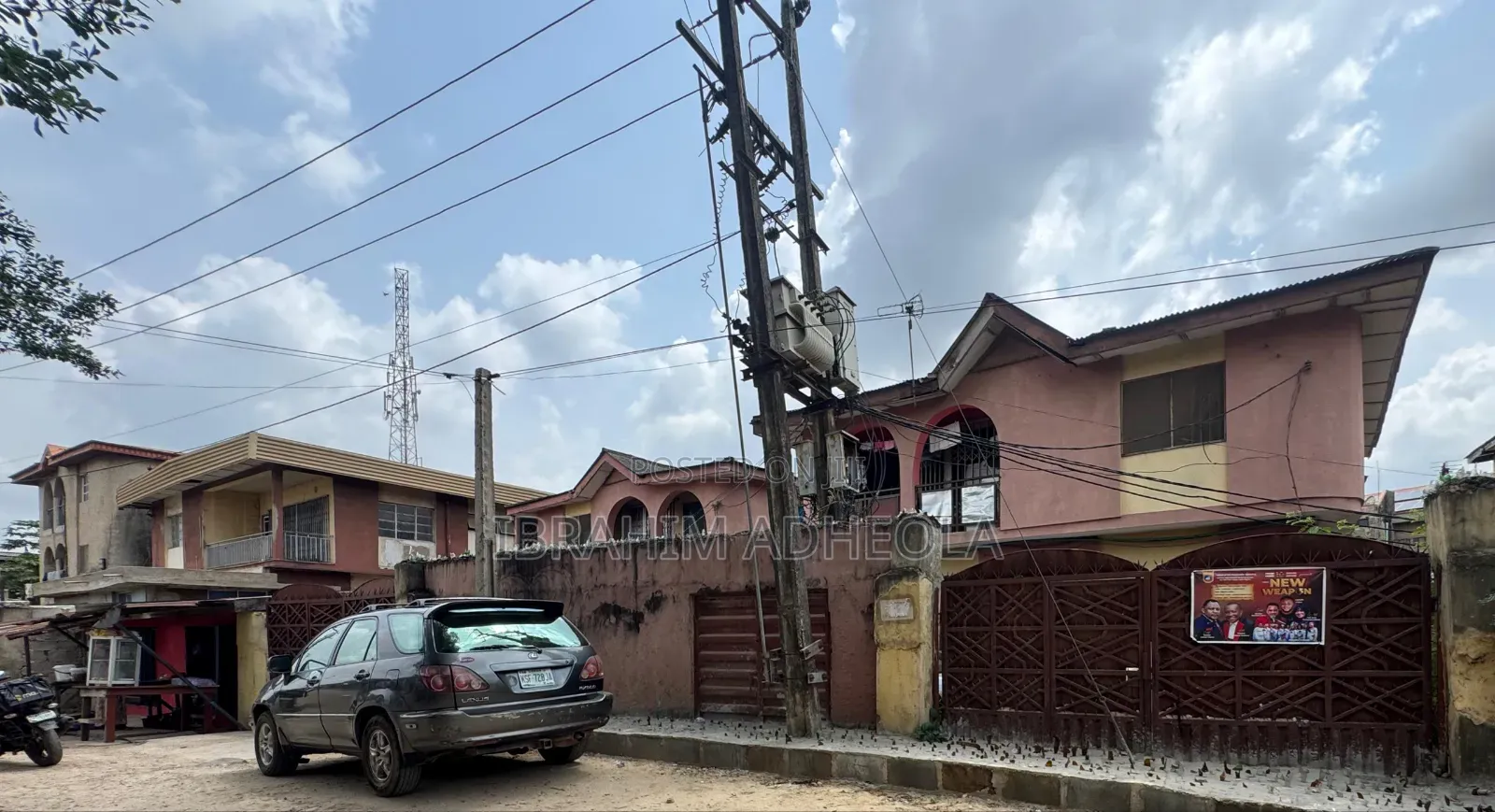 Land Measuring 1256sqm With a Well Maintained 9units of 3bedroom Flat