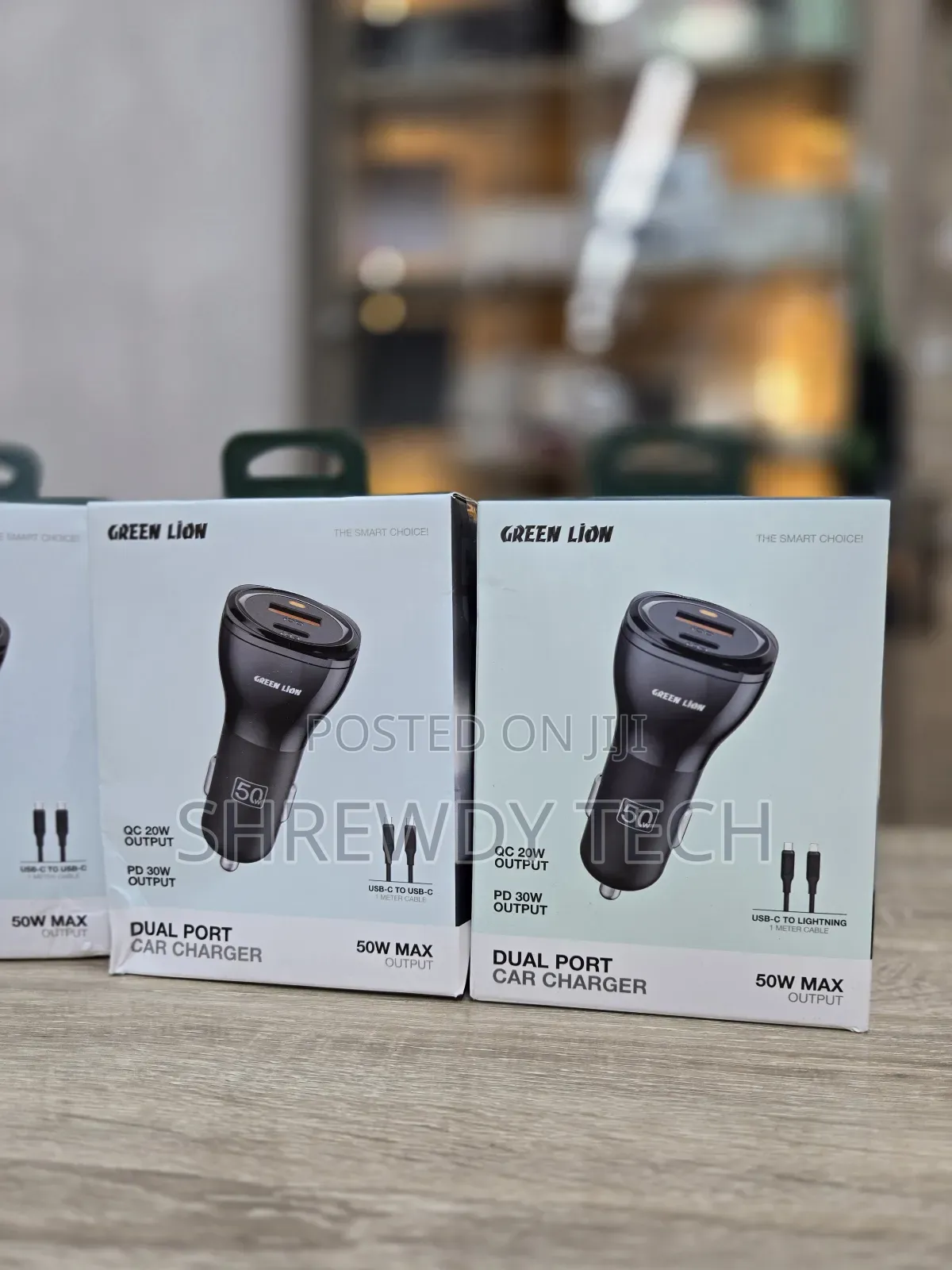 Green Lion Dual Port Car Charger