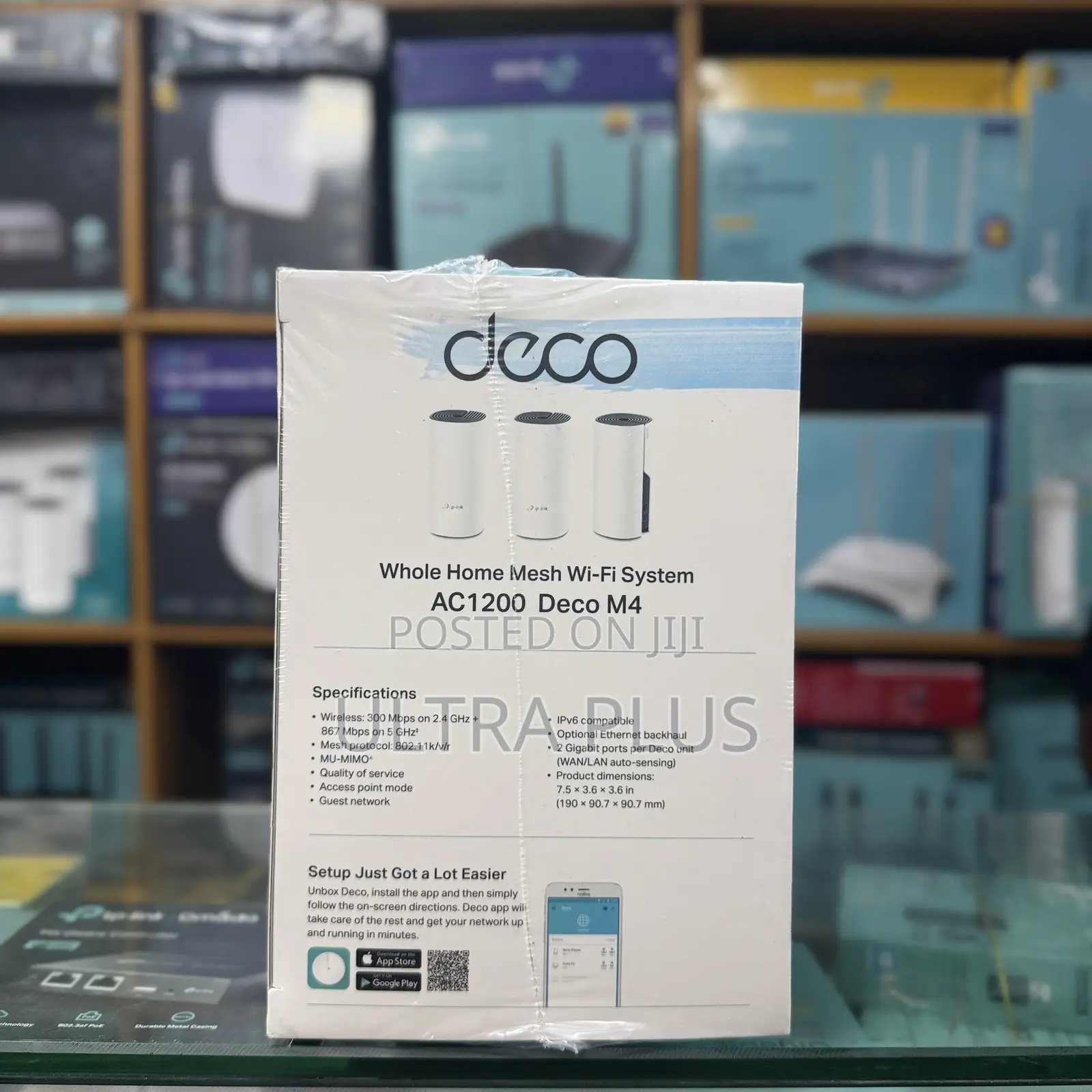 Tp Link Deco M4 (3-pack) Ac1200 Whole Home Mesh Wi-fi System