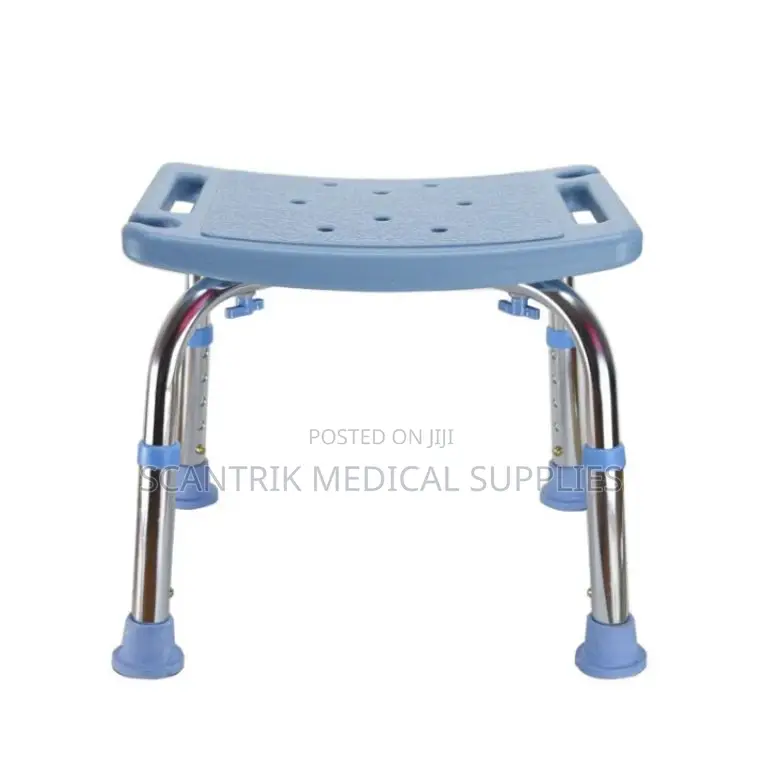 Medical Grade Adjustable Backless Shower Stool With Handles