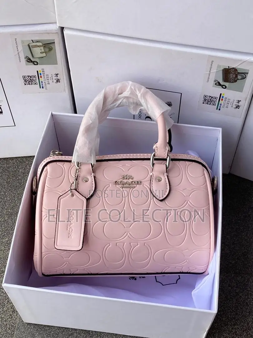 Luxury Croc Coach Rowan Bag Available in 7 Displayed Colors