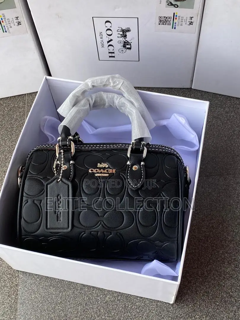 Luxury Croc Coach Rowan Bag Available in 7 Displayed Colors