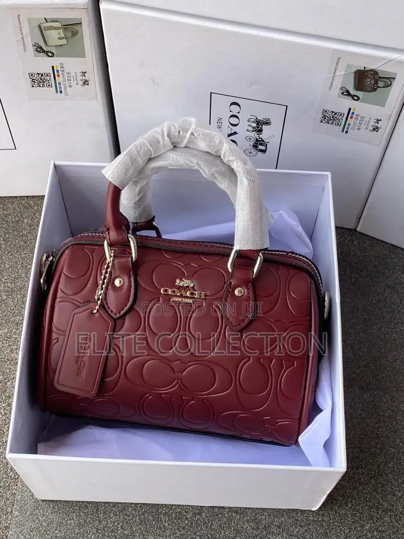 Luxury Croc Coach Rowan Bag Available in 7 Displayed Colors