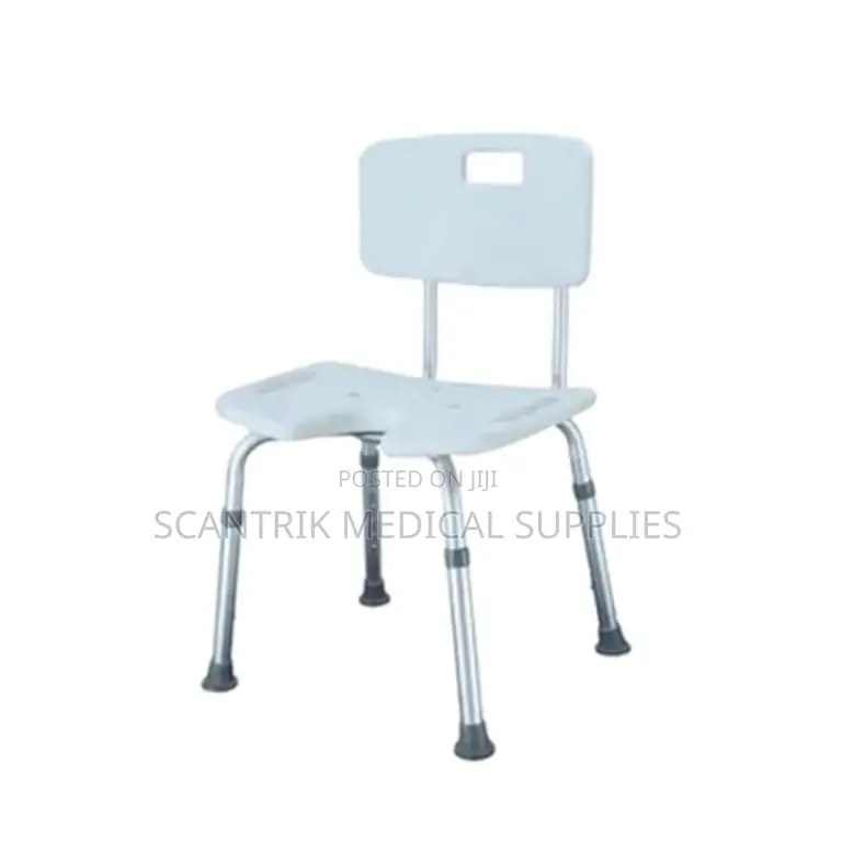 Lightweight Portable Shower Chair Without Back Rest With Handle
