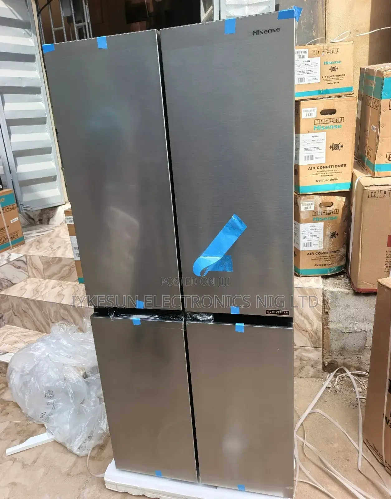 Original Hisense French Door Inverter 4 Doors Fridge Bottom Freezer