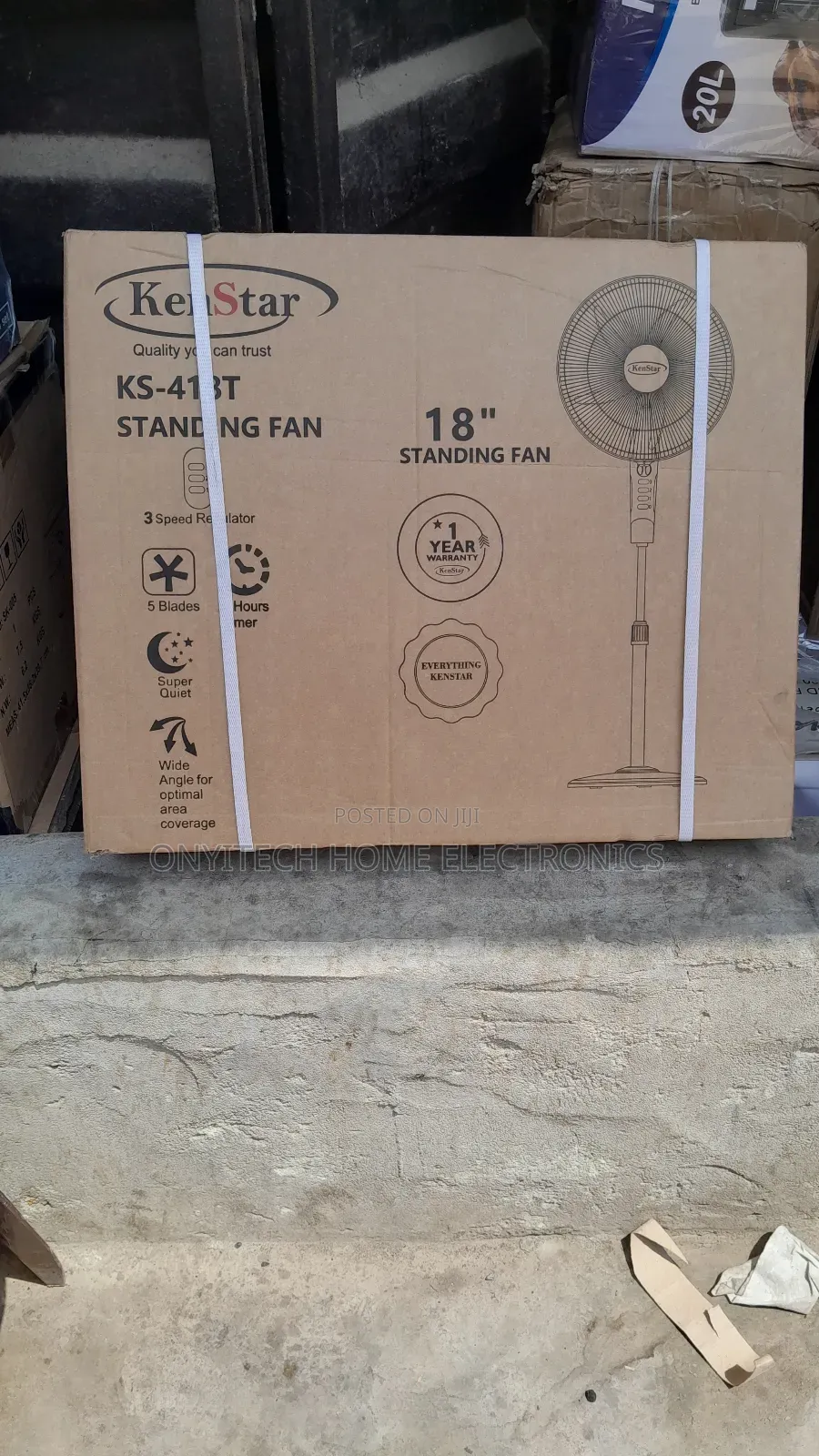 Kenstar 18-Inch Standing Fan With [Timer ]