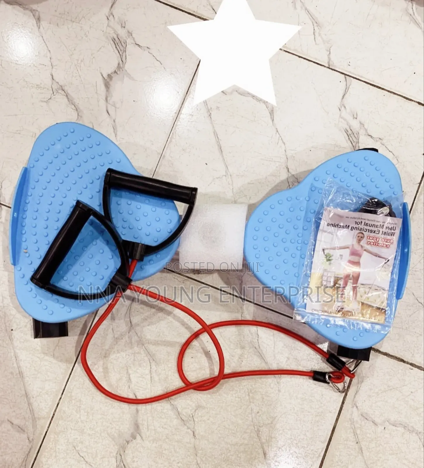 Waist Twister Machine With Resistant Rope