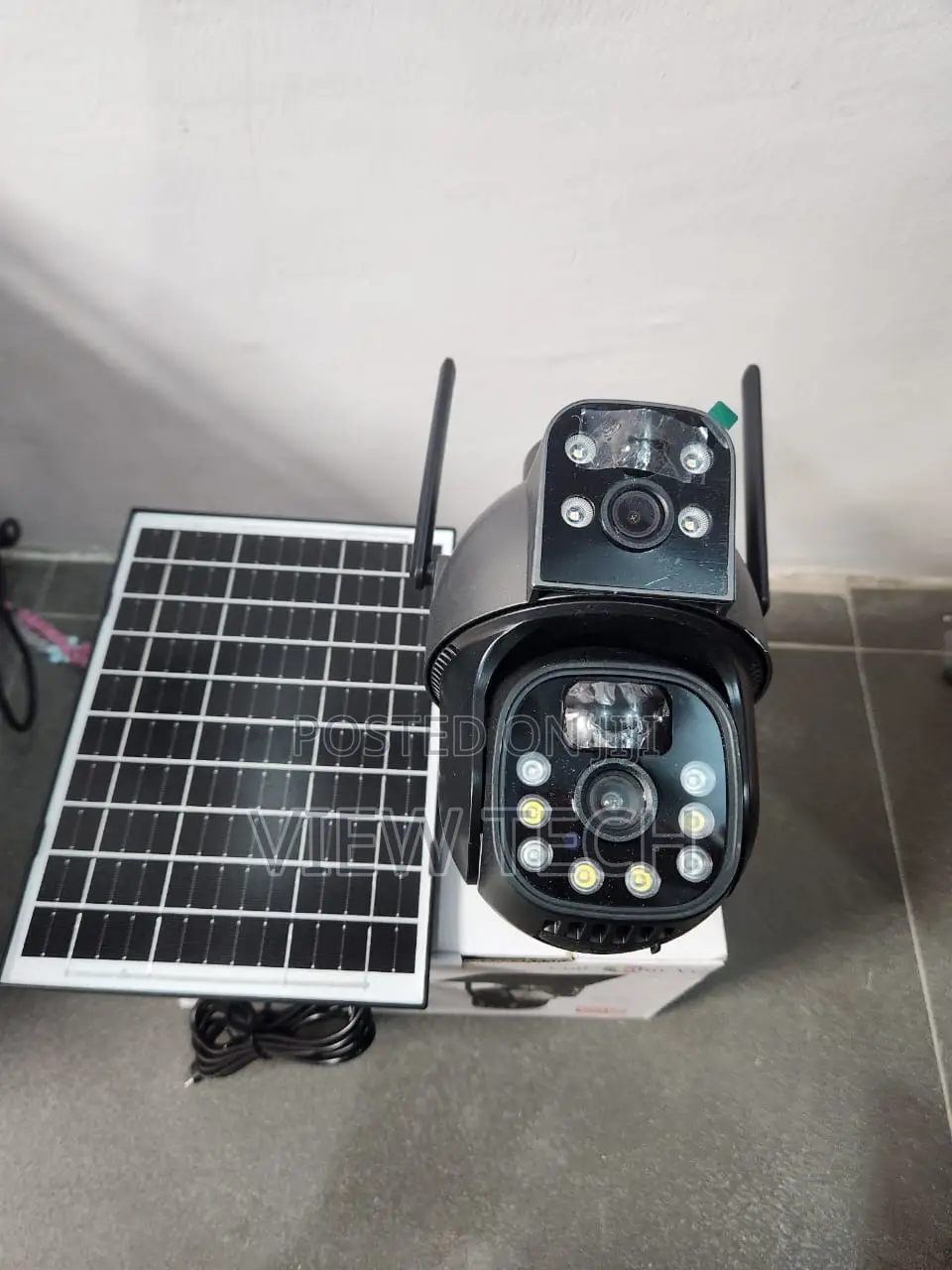 Intelligent Solar Double Lens Camera