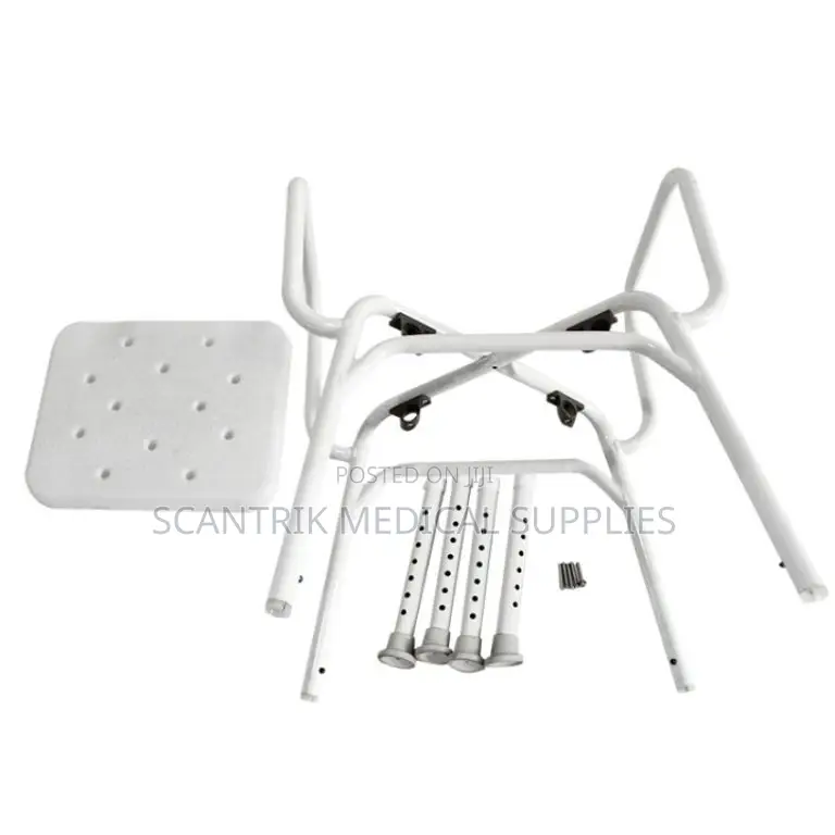 Lightweight Portable Bath Stool Without Back Rest With Handle