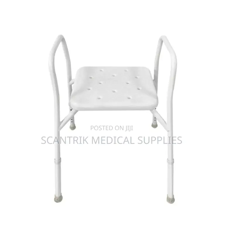 Compact Non-Slip Bath Stool Without Back Rest