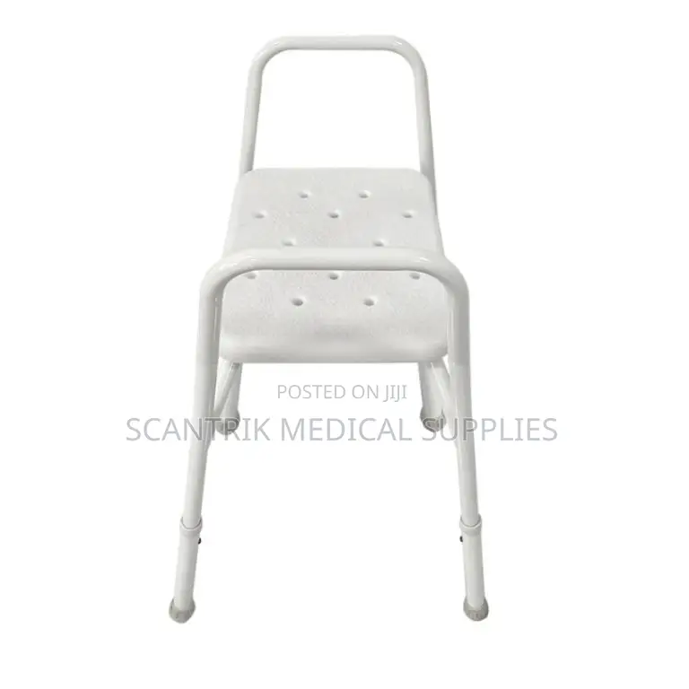 Heavy-Duty Bathroom Shower Stool Without Backrest