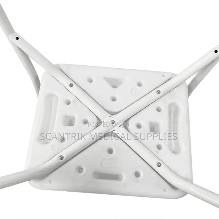 Portable Adjustable Shower Chair Without Back Rest With Handle