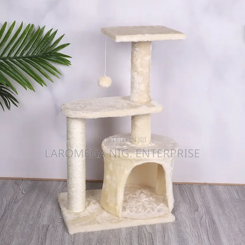 Multi-Level Luxury Cat Tree – Scratching Post, Condo Hanging Toy Set