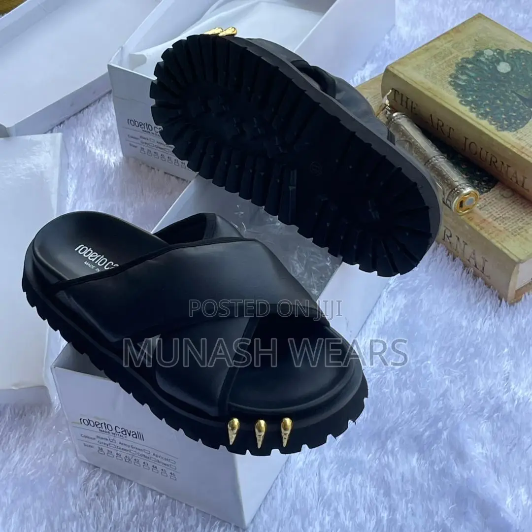 Roberto Cavali Big Sole Slipers 40-46 Available