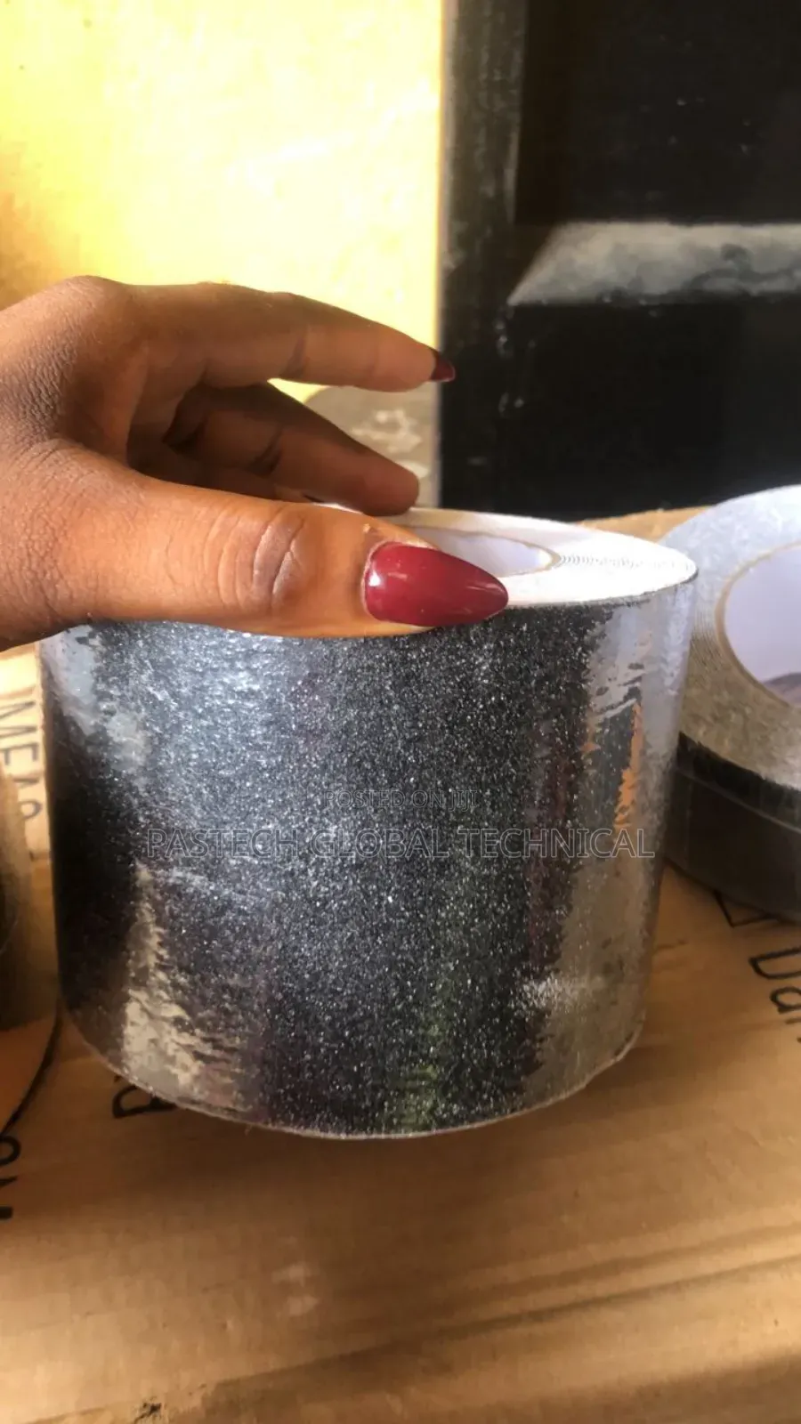 4" Black Anti-Slip Tape.