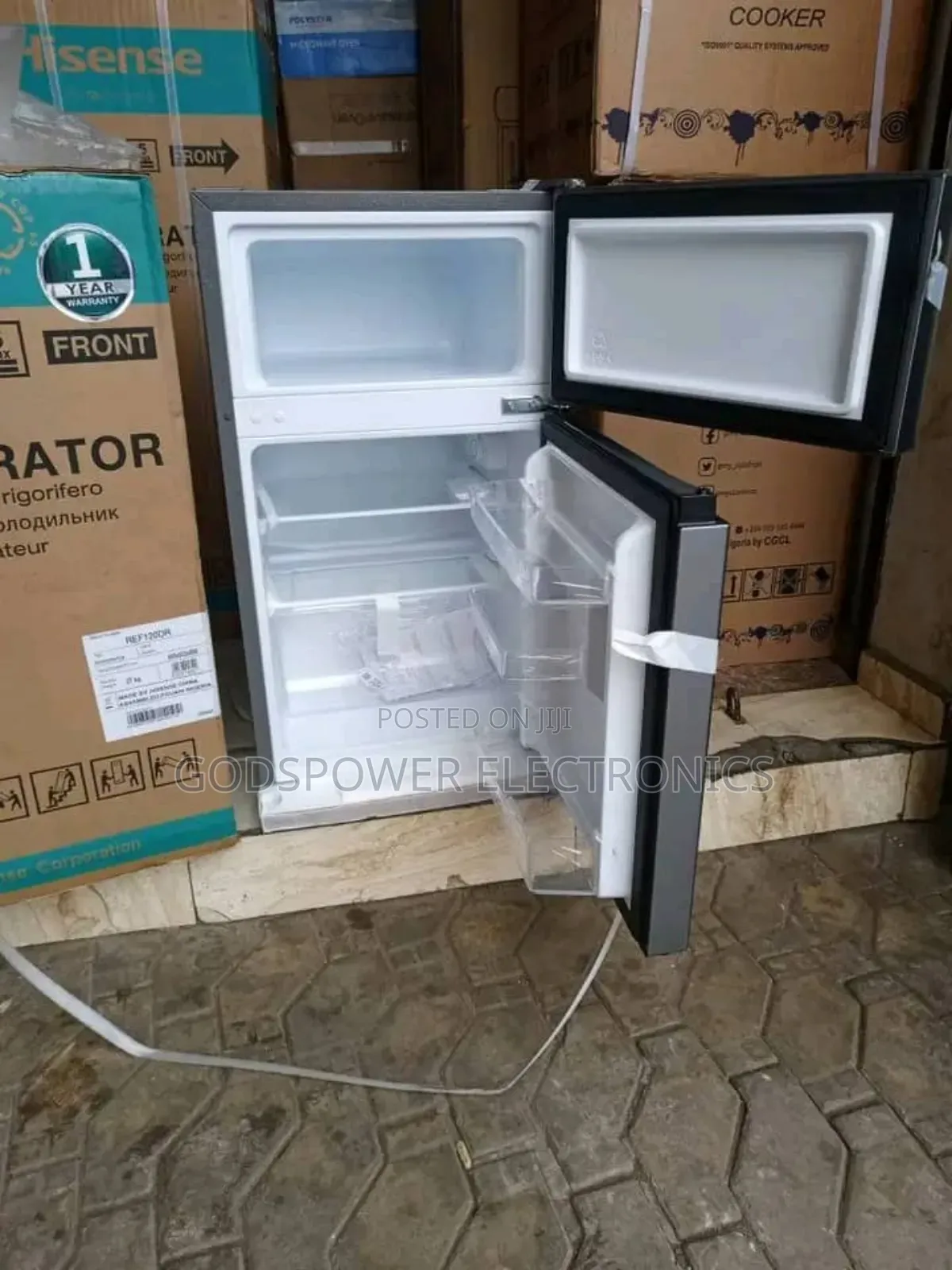 Brand New Hisense Double Door Refrigerators Ref1200dr 2 Years Warranty