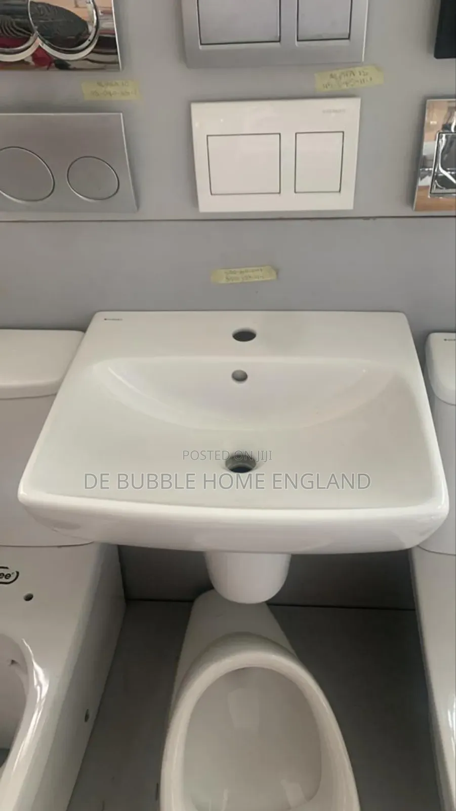 Geberit Wash Hand Basin and Pedestal Wall Hung