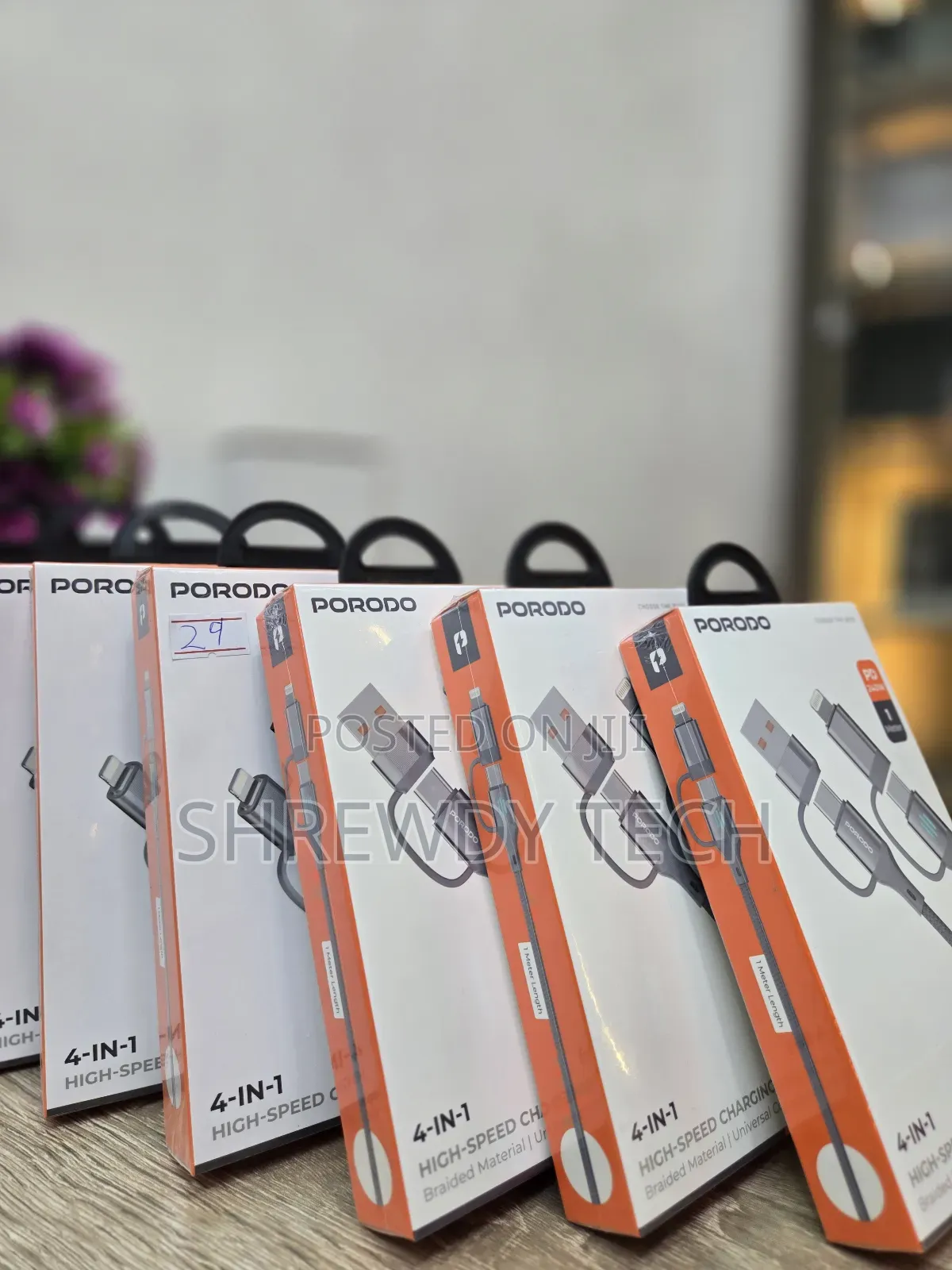 Porodo 4-in-1 High Speed Charging Cable