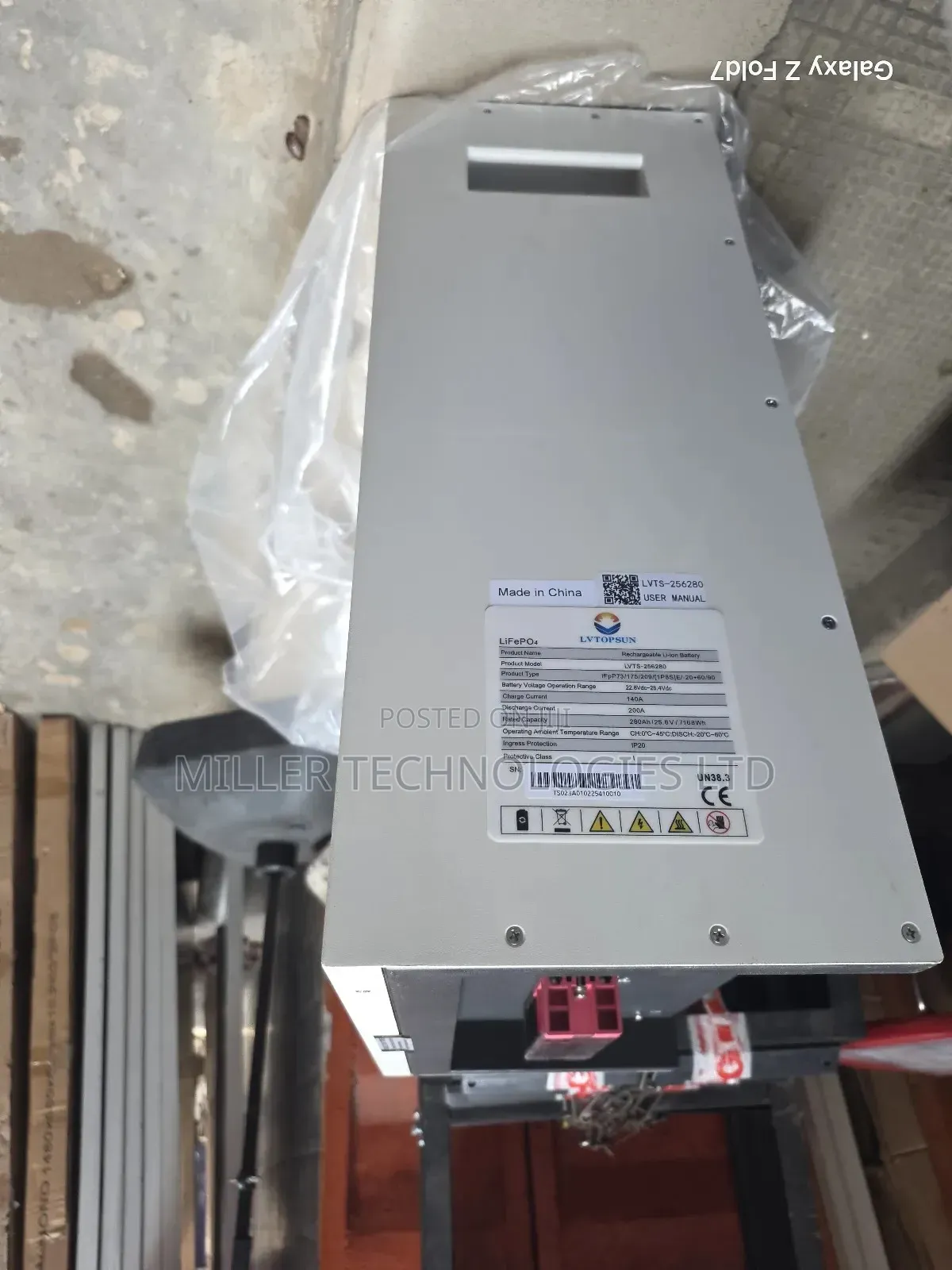 Lvtopsun Lithium Battery 7,16kwh 24v