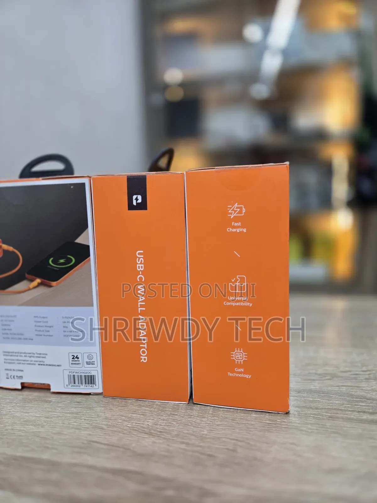 Porodo Tezorenzza Usb-C Wall Adapter