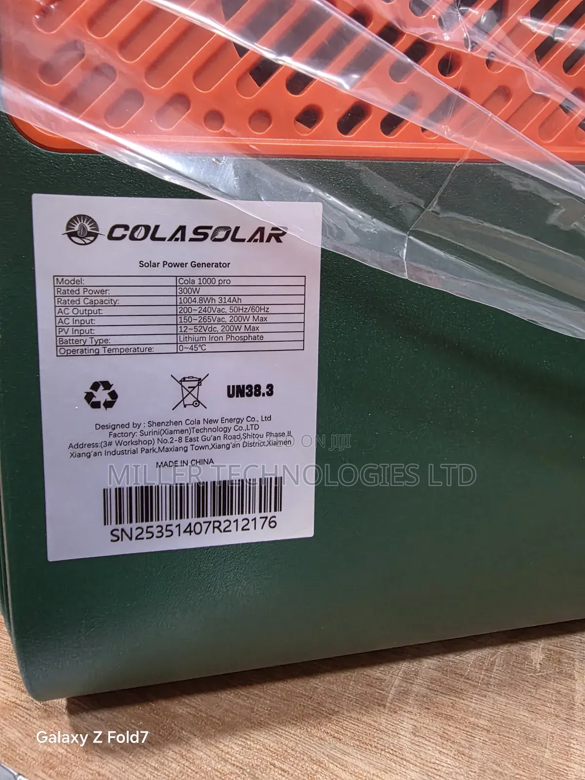 Cola Solar 1000w Pro