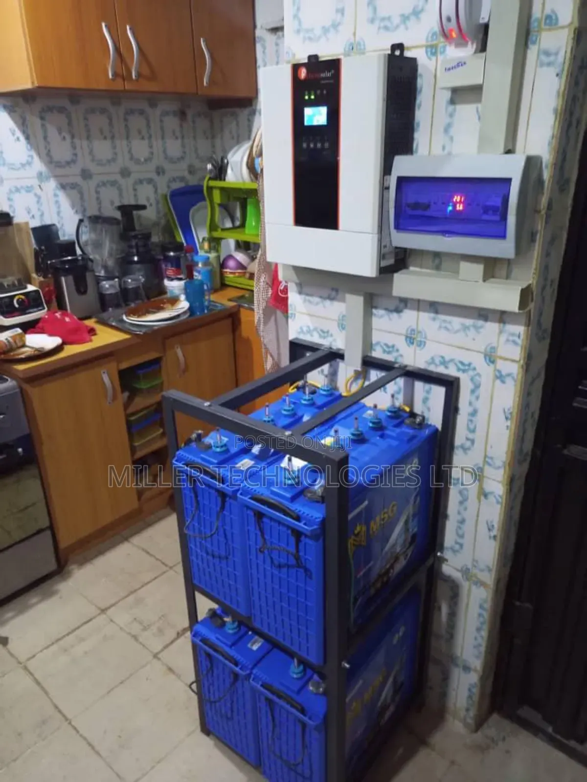 MSG Tubular Battery + Solar Panel Complete Installation