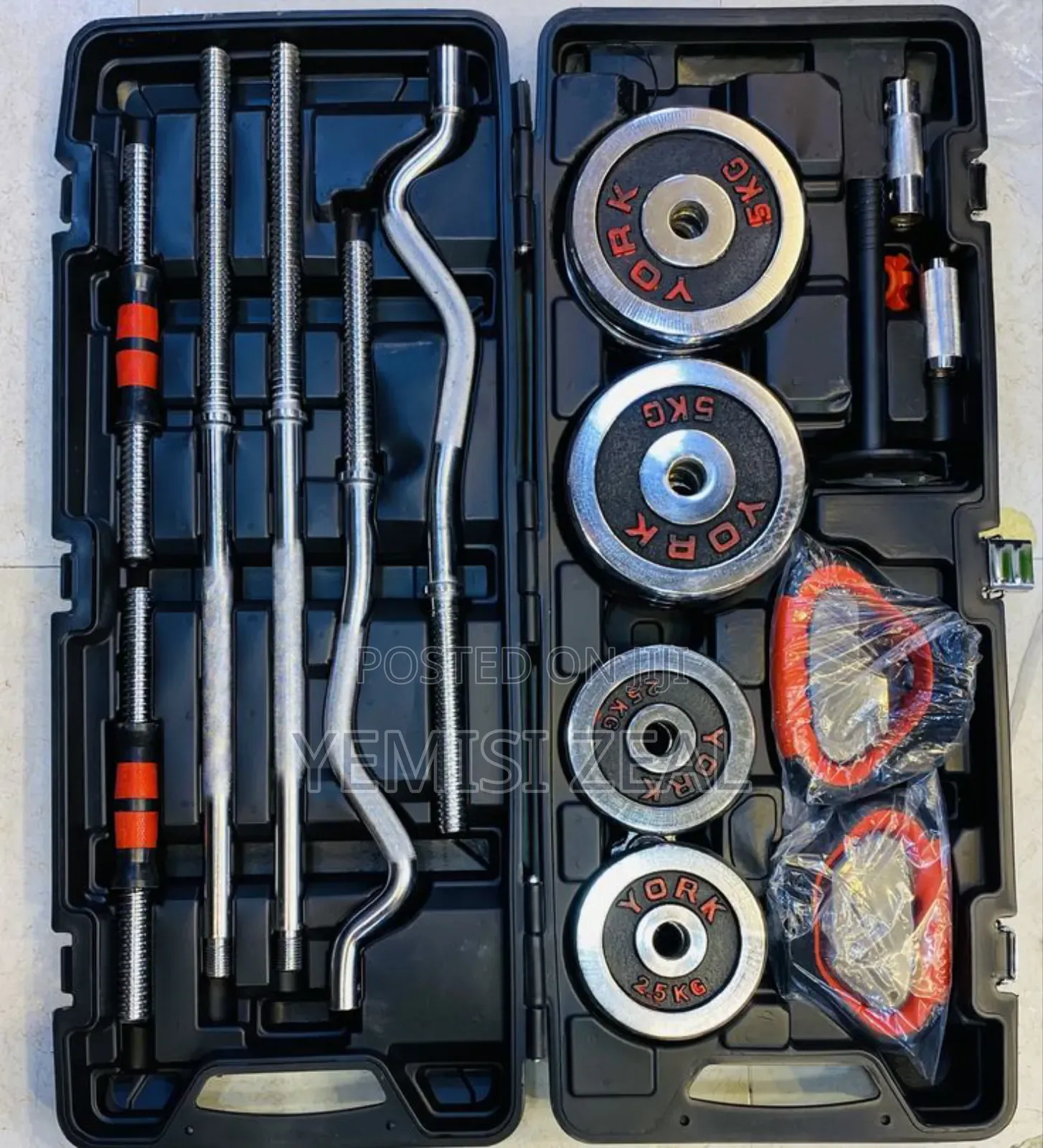 58kg Adjustable Dumbbell Case Set With Full Accessories