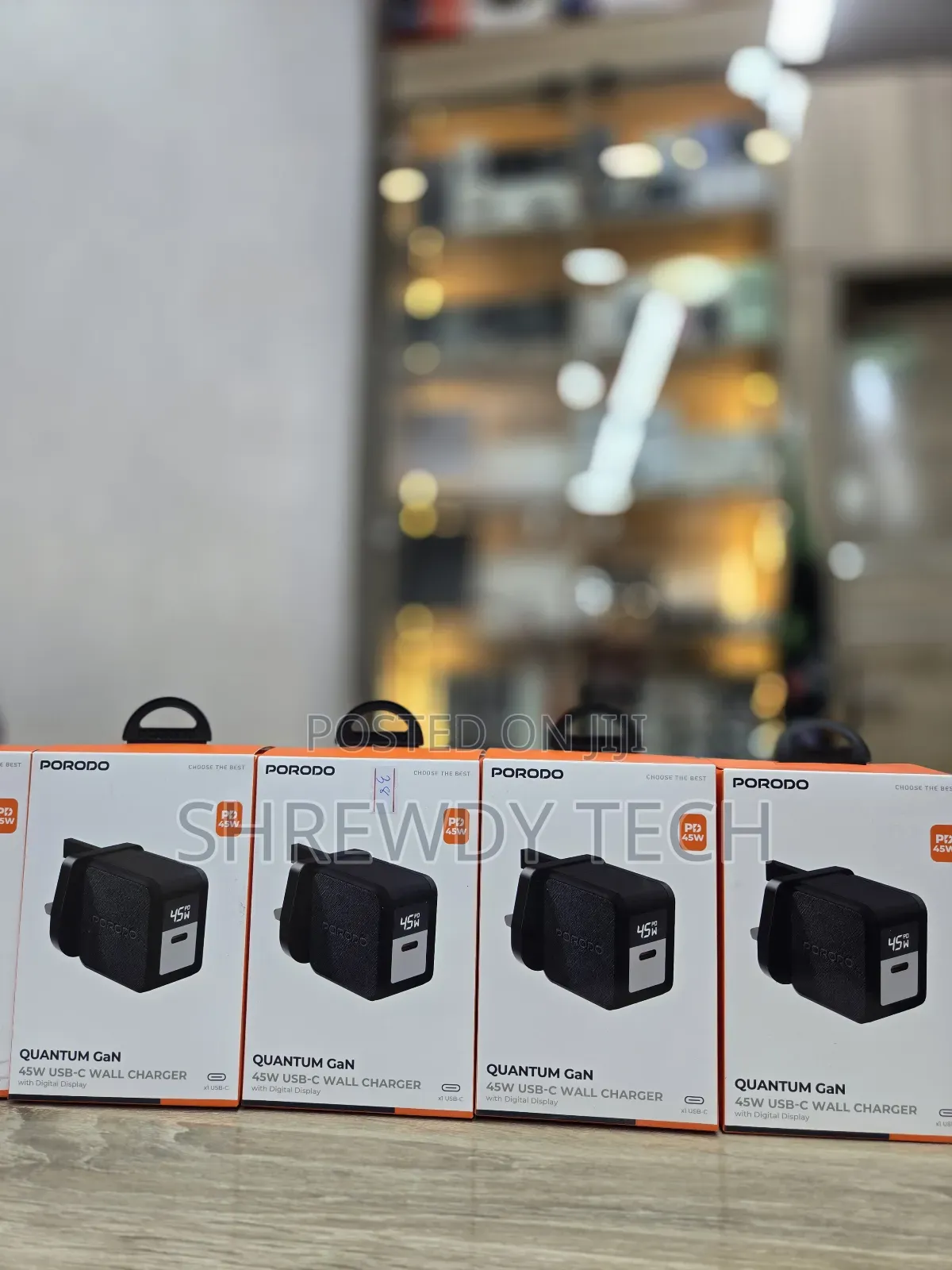 Porodo Gan 45w Wall Adapter