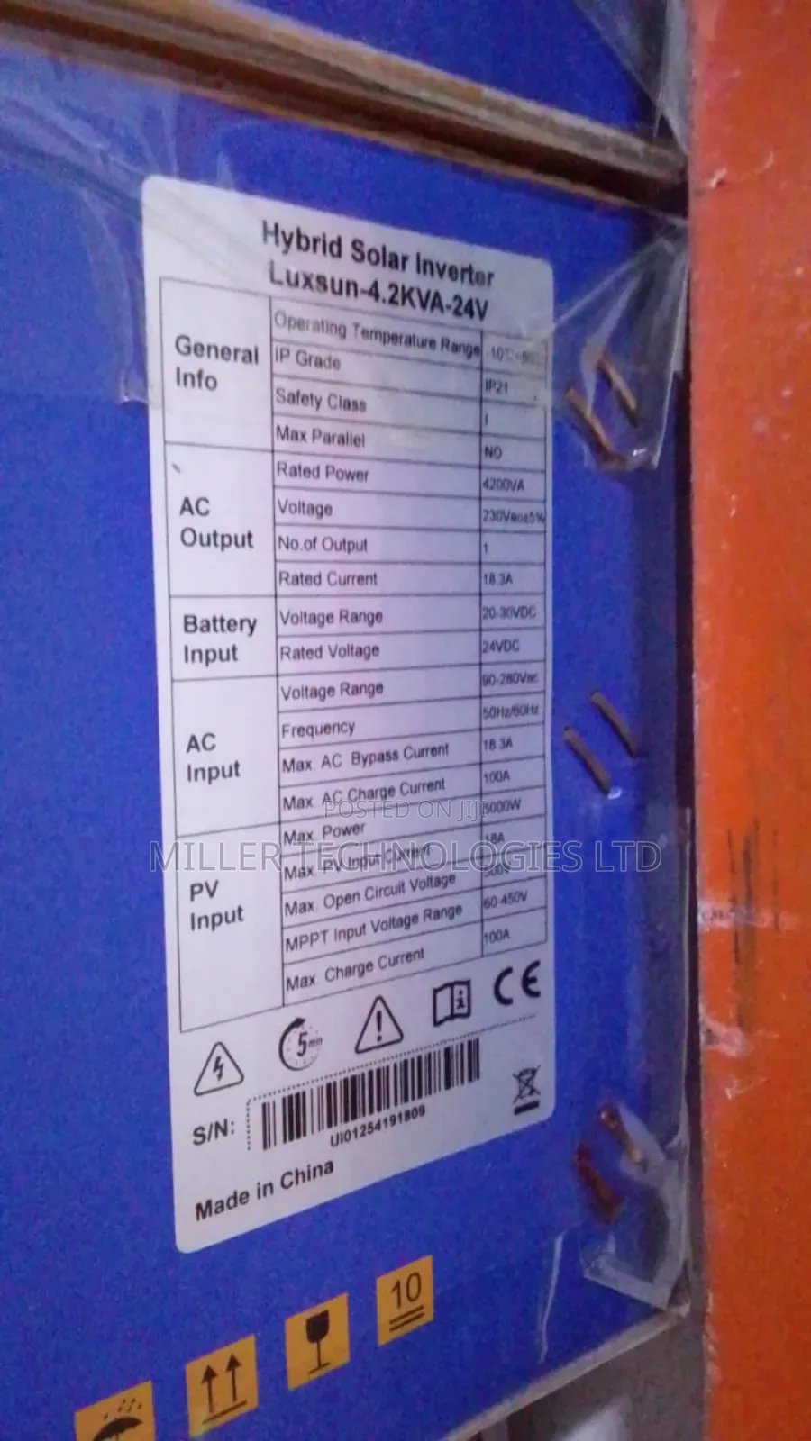 Luxsun Inverter 4.2kva 24v