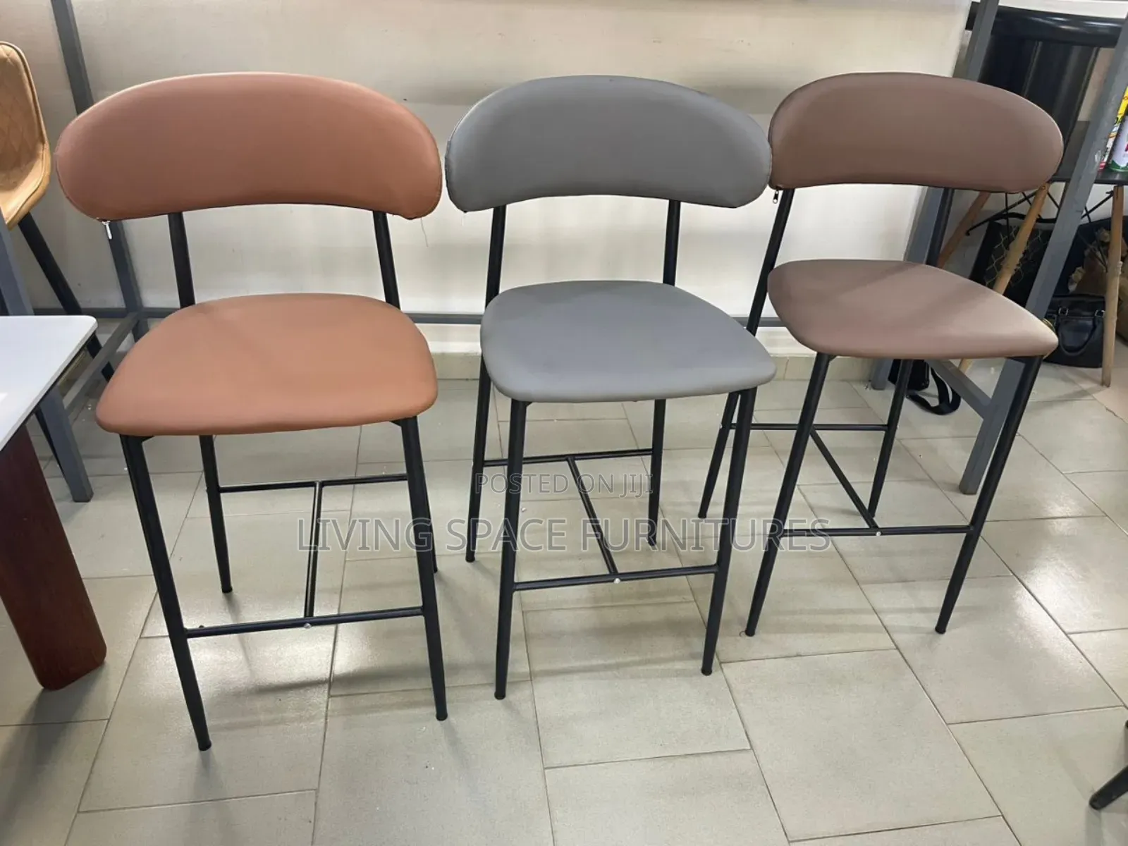 Quality High Bar Leather Chair