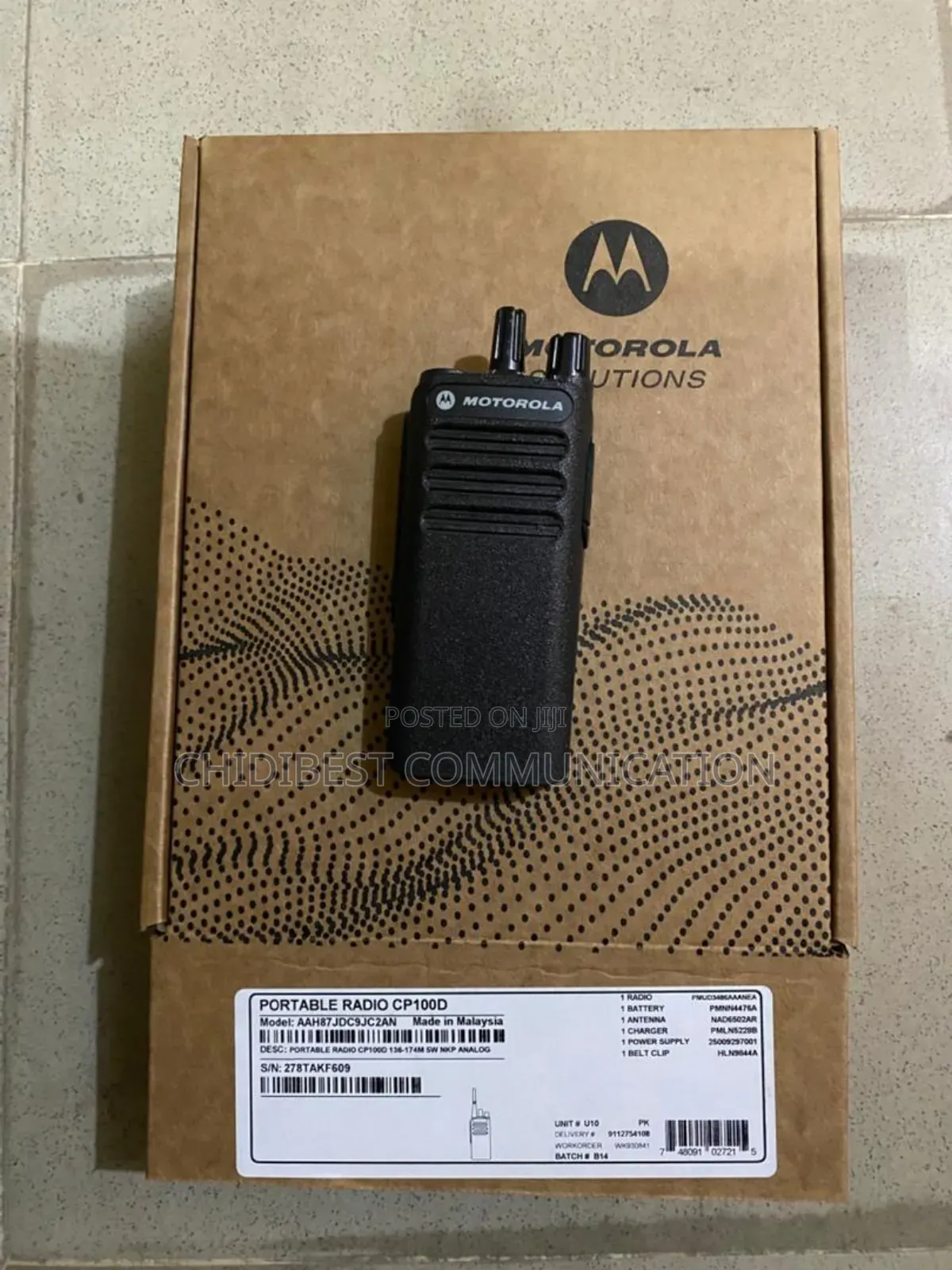 Cp100d Motorola Walkie Talkie Radio Is Available