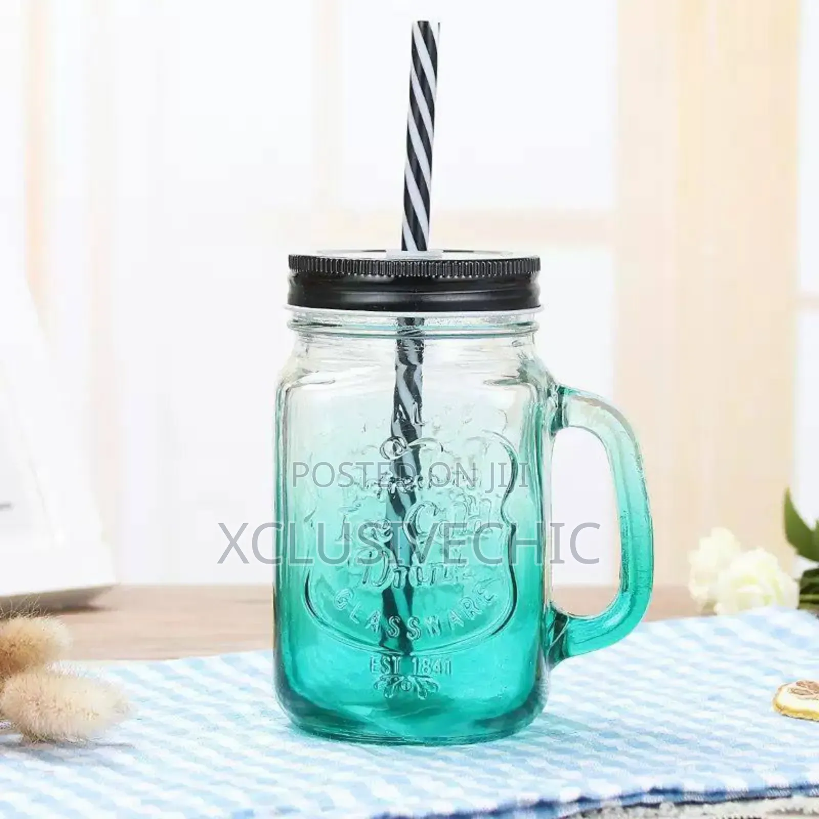 Mason Jar Drinking Glass