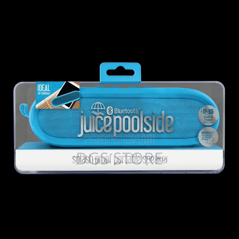 Juice Poolside Splash Proof Portable Bluetooth Speaker 8 Hours Play Back