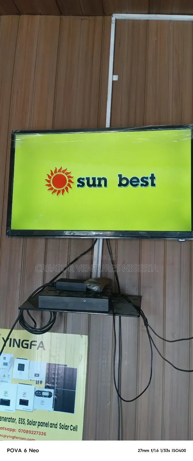 Sun Best Dc 32" Rechargeable Smart Android,You Tube,Netflix,Play Store