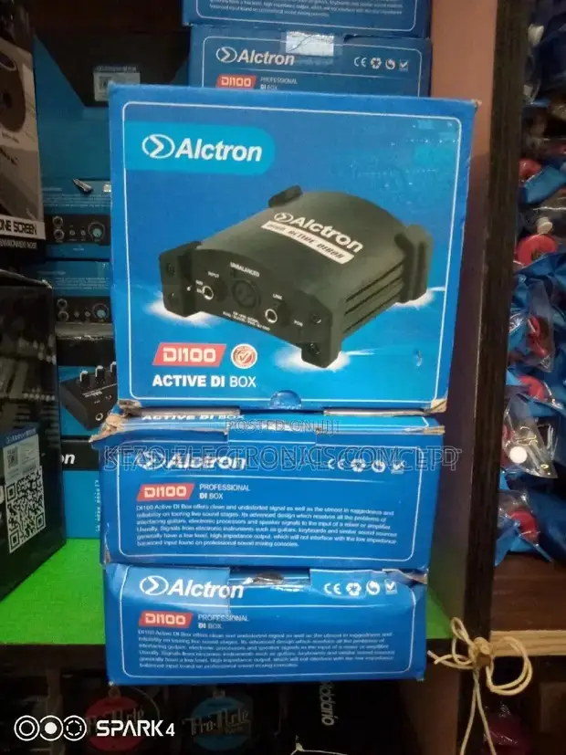 Alctron Di100 Active Direct Box Di Box for Electric Guitar