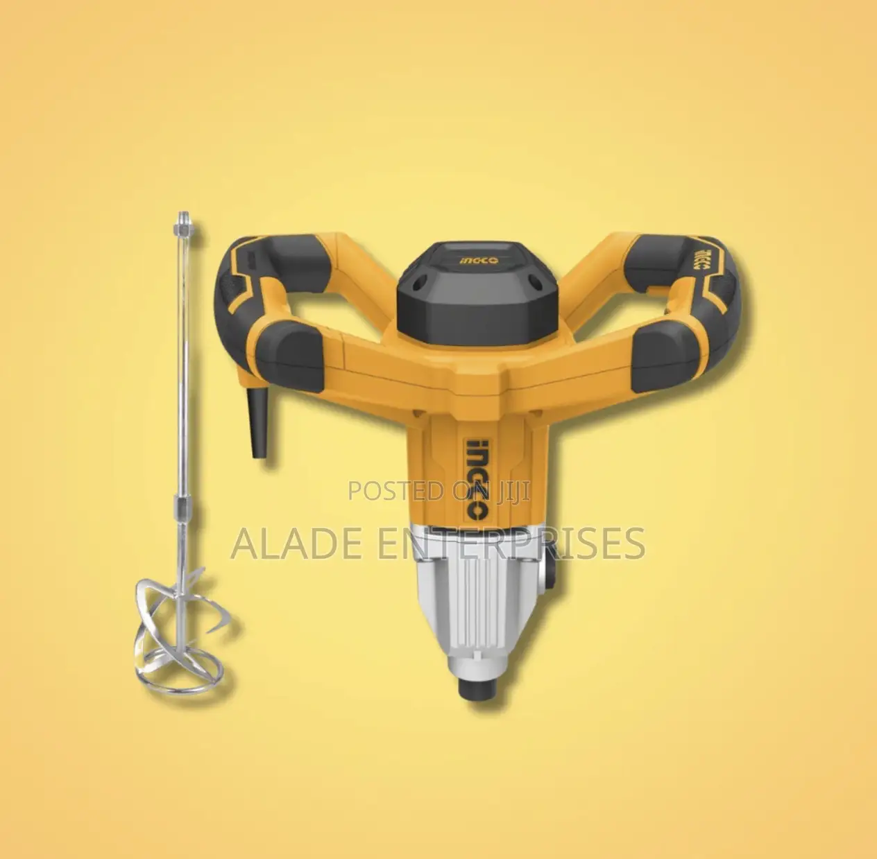 Ingco Electric Paint Mixer 1400w With Variable Speed & Led Light