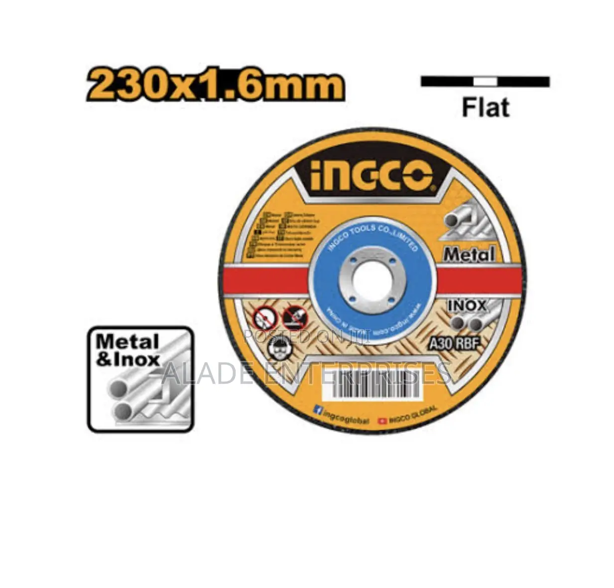 Metal Cutting Abrasive Disc 230mm 9 Inches