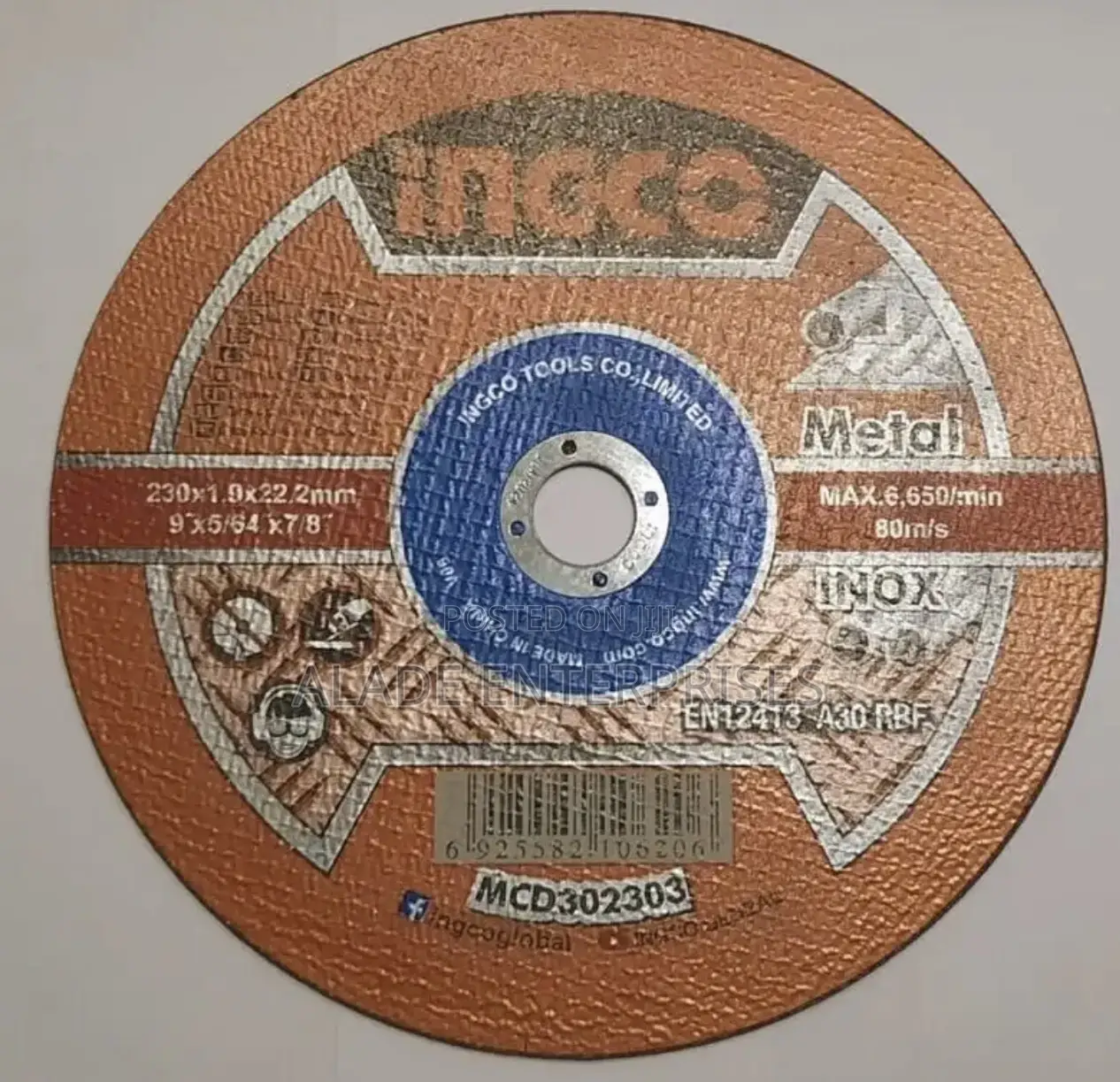 Metal Cutting Abrasive Disc 230mm 9 Inches