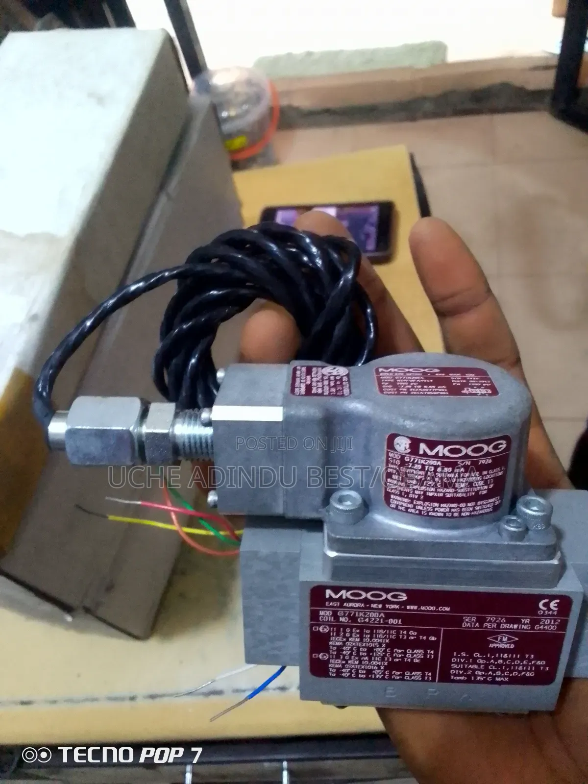 Moog Explosion Proof Solenoid Valve