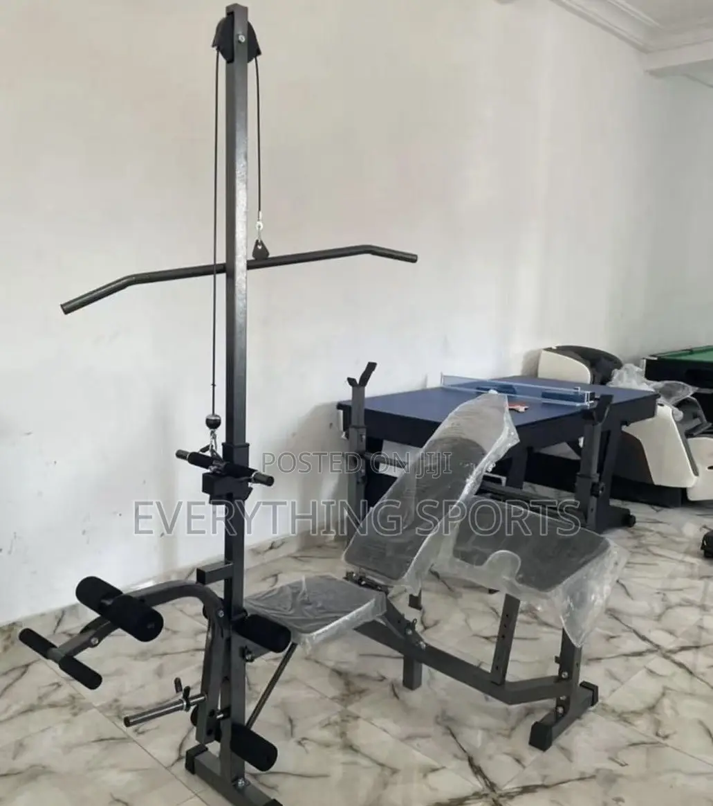 Weight Bench With Lat Pull