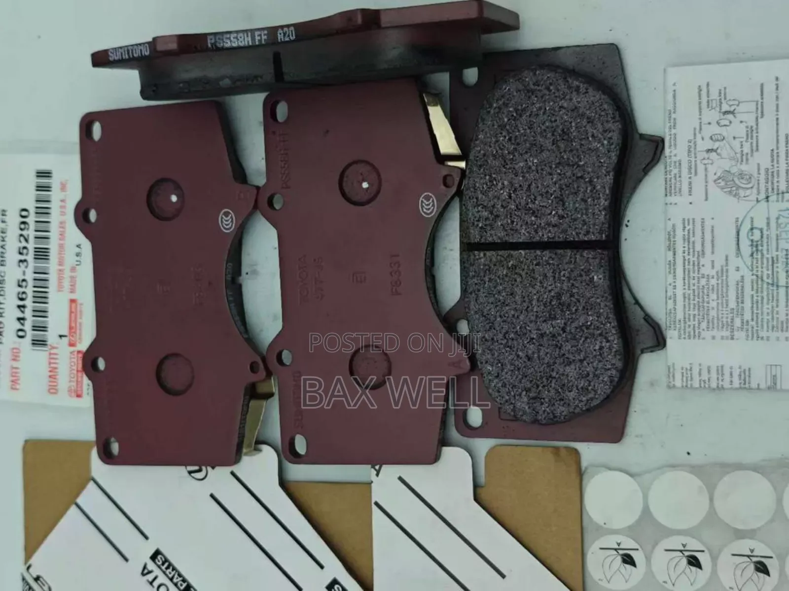 Toyota Brisco for Front and Back Brake Pad Gx460 and Gx470,Prado 2010