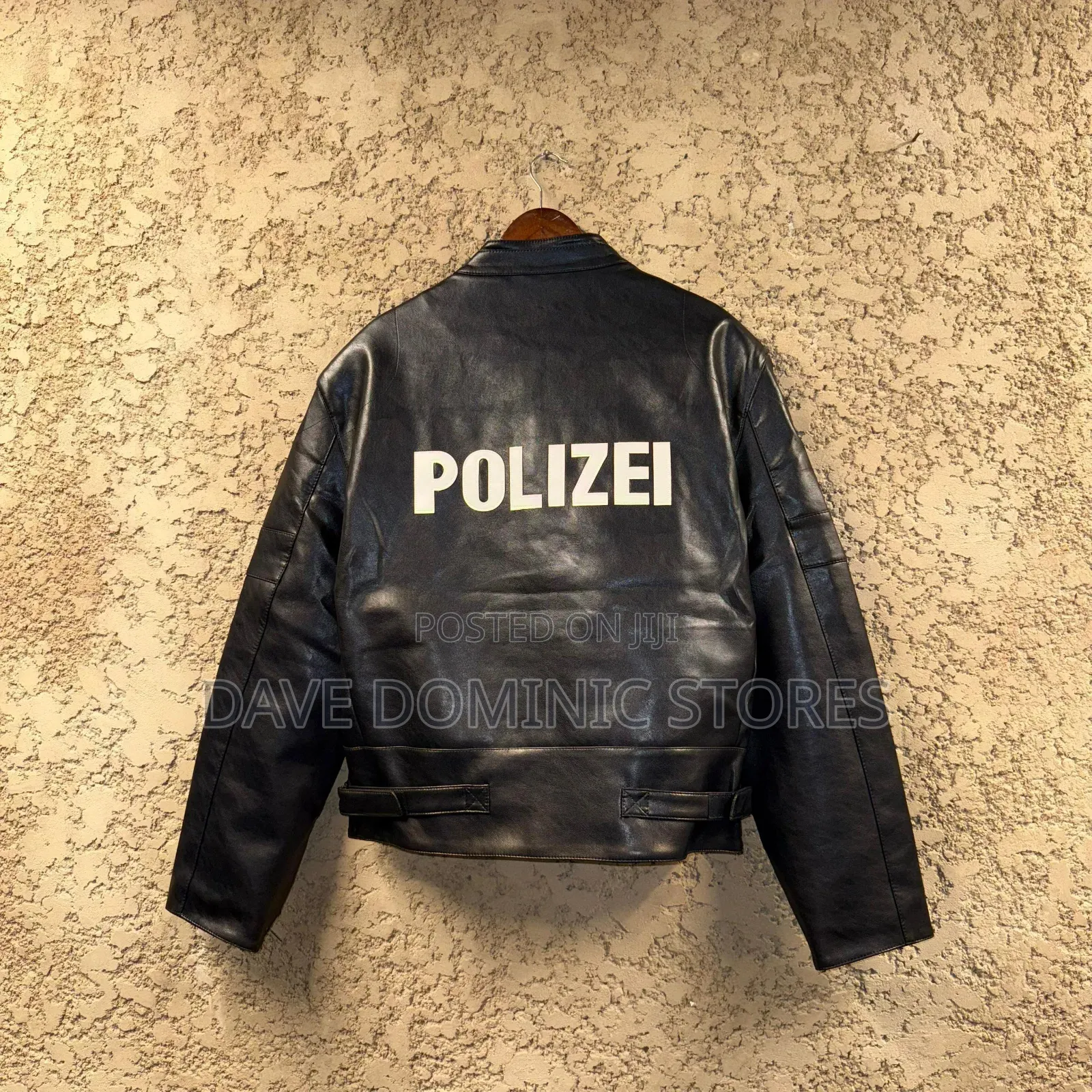 Vetements Polizei Leather Jacket