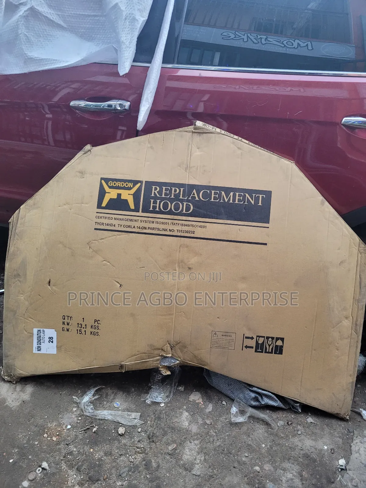 Toyota Corolla Bonnet 2015
