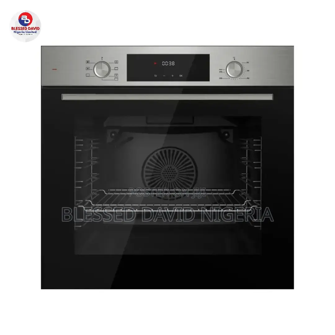 Maxi Electric Built-in Oven 60cm (Qbp7ssd) Black & Stainless Steel