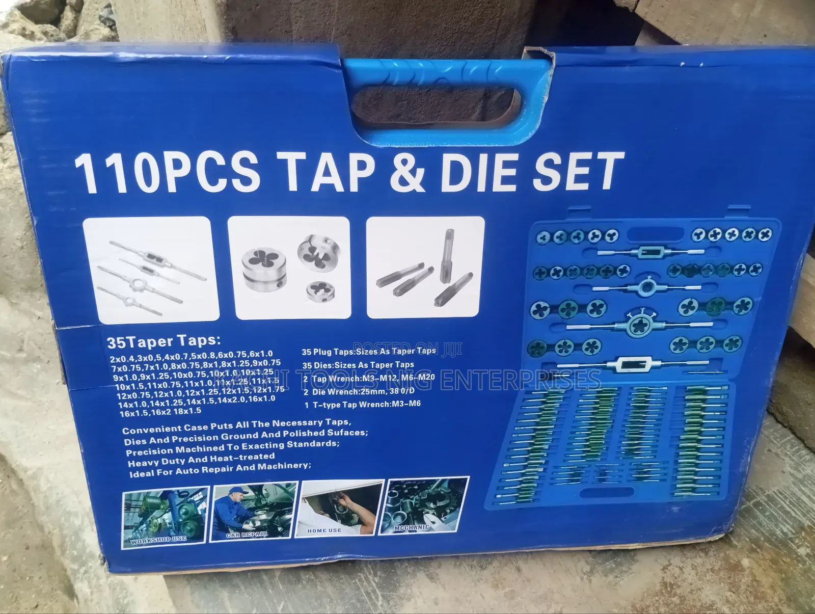110 Pes  Tap And Die Bit Set