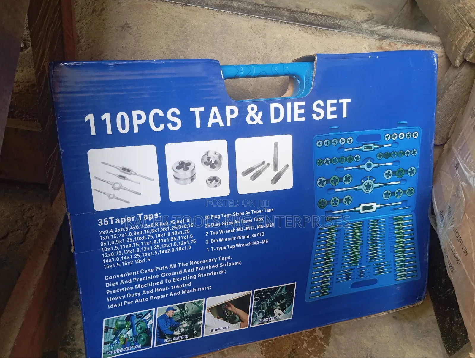 110 Pes  Tap And Die Bit Set