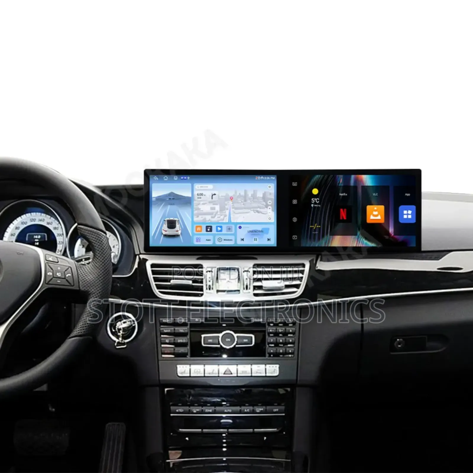 Mercedes Benz E-Class Dual Screen Car Android Multimedia Player
