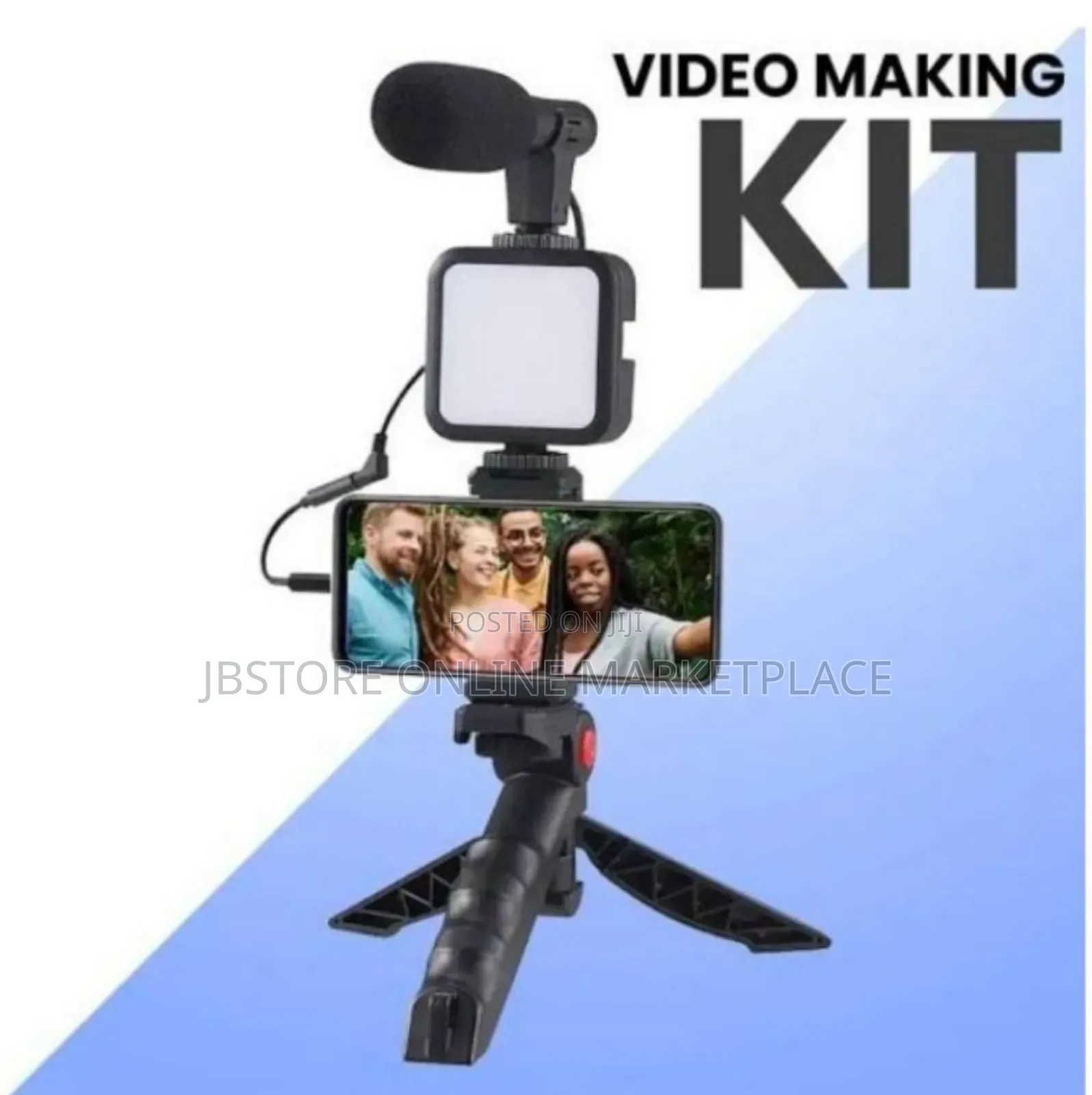 Professional Video Marking Vloging Kits Tripod Holder With Microphone