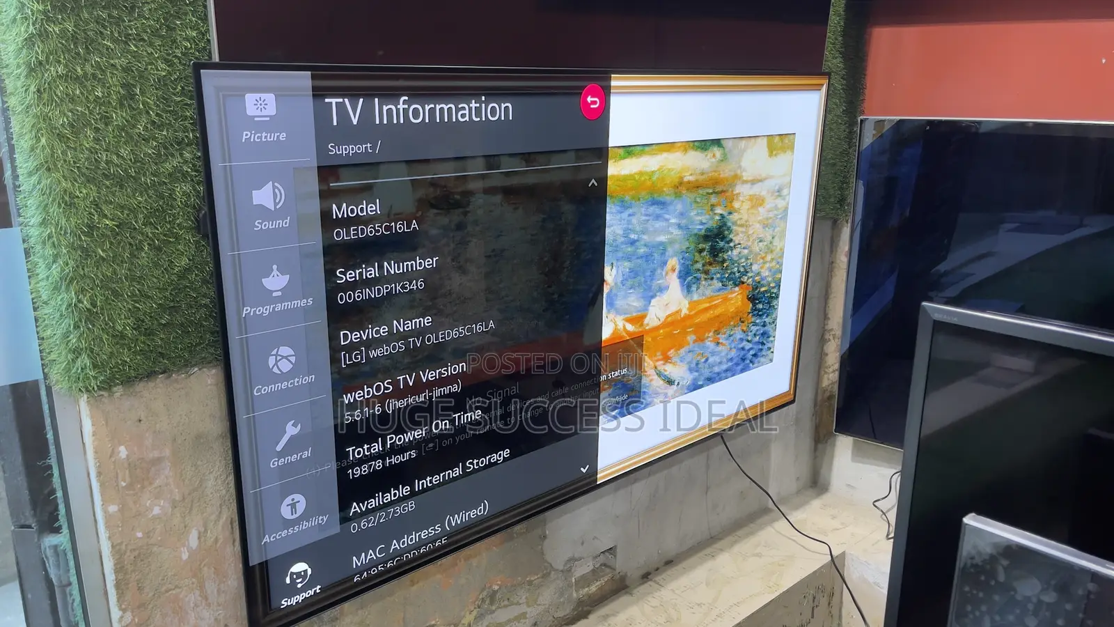 Lg Oled 65 Inch C1 Series Smart 4k Ultra Hd Hdr Tv With Alexa Built In